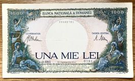 Una Mie Lei Rumänien 1941!!! Rarität!!!