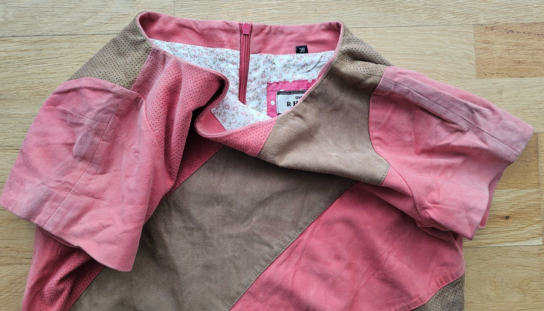 Vestiti: Robe en daim et coton - Taille 36 – Usato da Court venduto da Jovi2 7