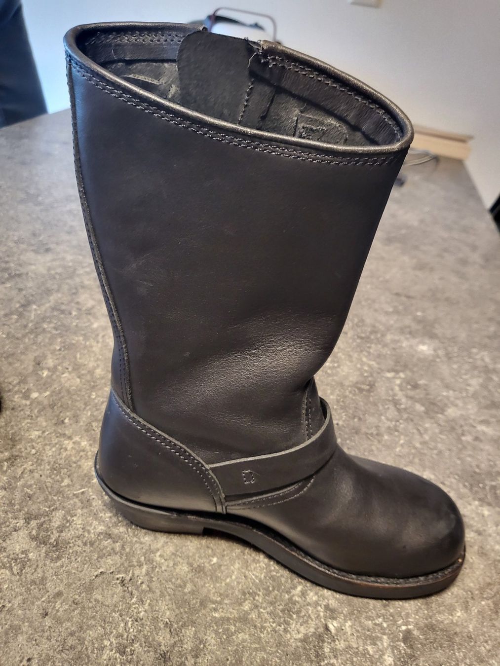 Bottes Moto Harley-Davidson Taille 37 Femmes - Cuir Noir - Comme Neuves
