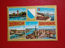 AK Souvenir aus Zürich mehrbildrig