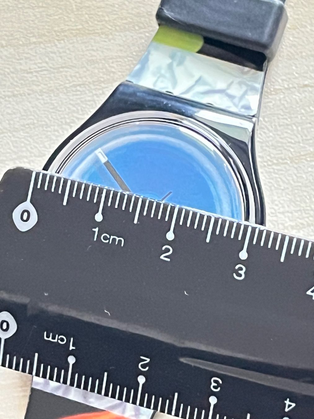 Swatch Orologi: Swatch Uhr Gent Blue Fire, selten! – Usato da Grenchen venduto da chththl 4