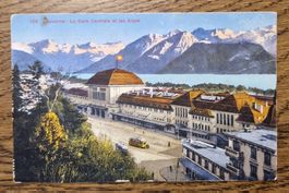 Lausanne - La Gare Centrale 1929, n. Wysachen z. H. Zaugg