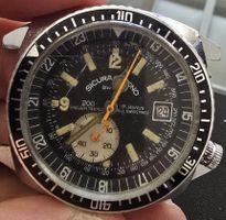 Montre chronographe SICURA 17 jewels Swiss Made
