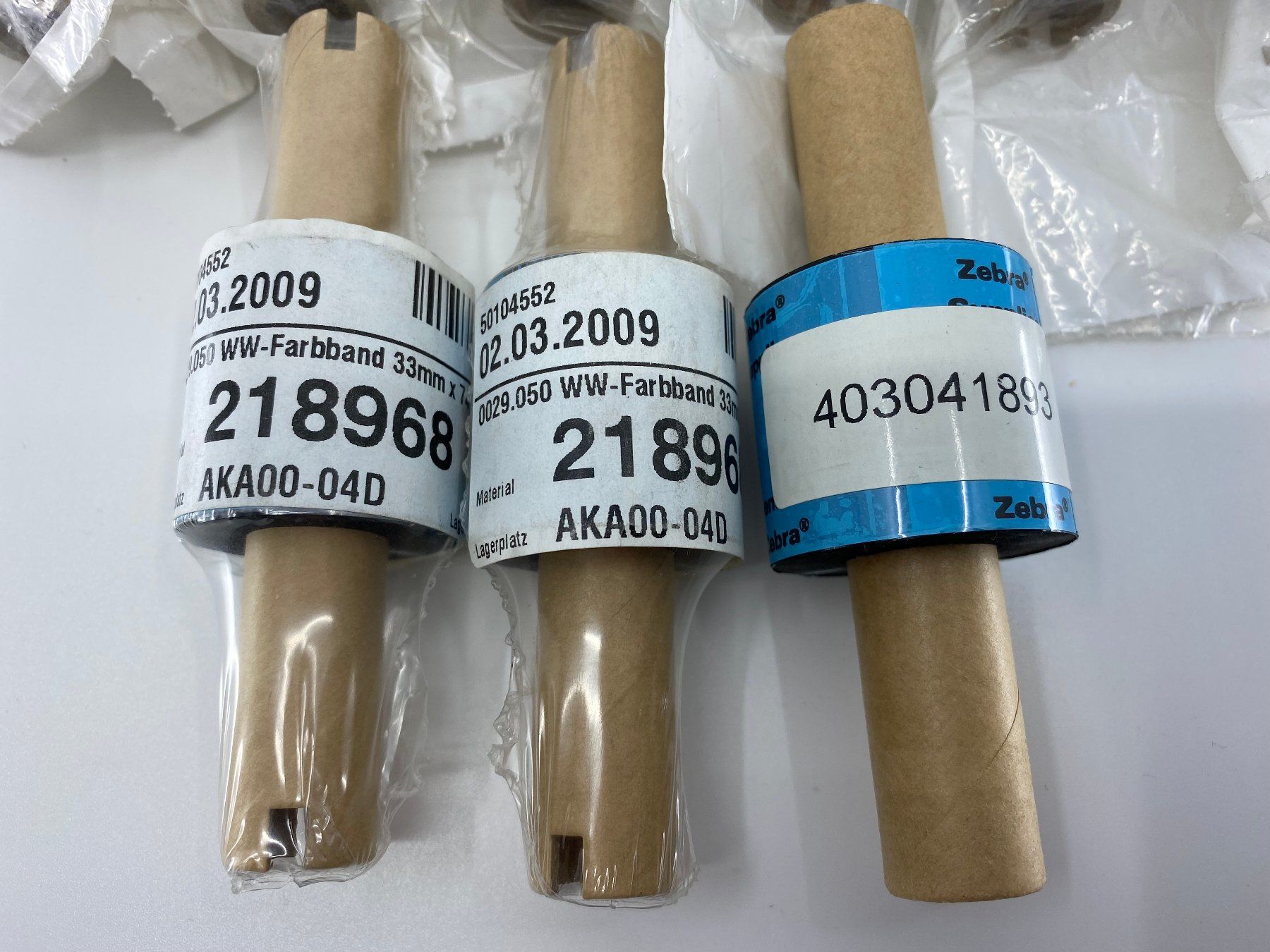 Cartucce per stampanti & toner: 9 Rollen Zebra Farbbänder 33 mm x 74 m – Nuovo e nell'imballaggio originale da Langwiesen venduto da Restposten-24 2