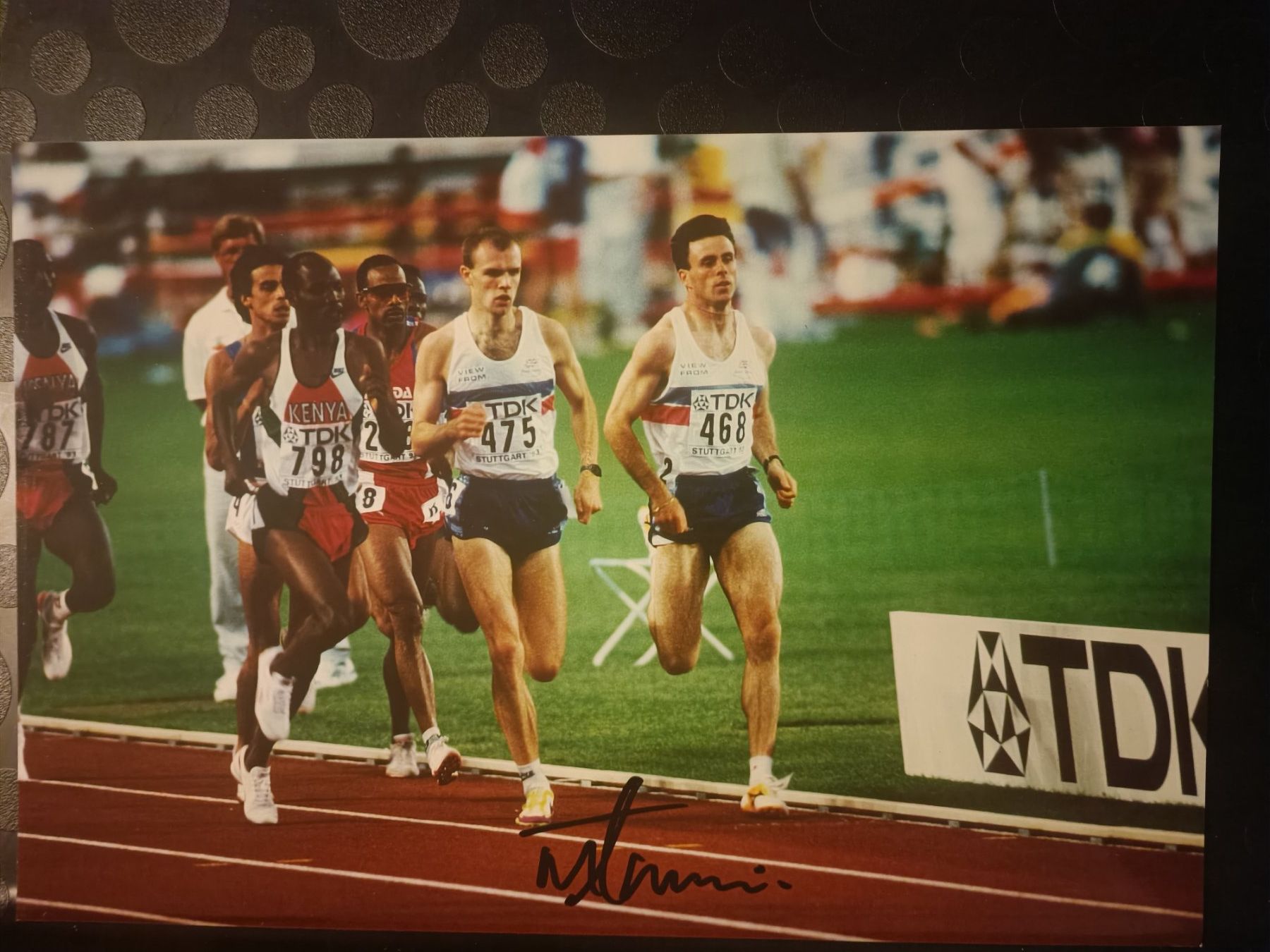 Autografi: William Tanui - Leichtathletik - 20x30cm - handsigniert – Usato da Menziken venduto da Artographs