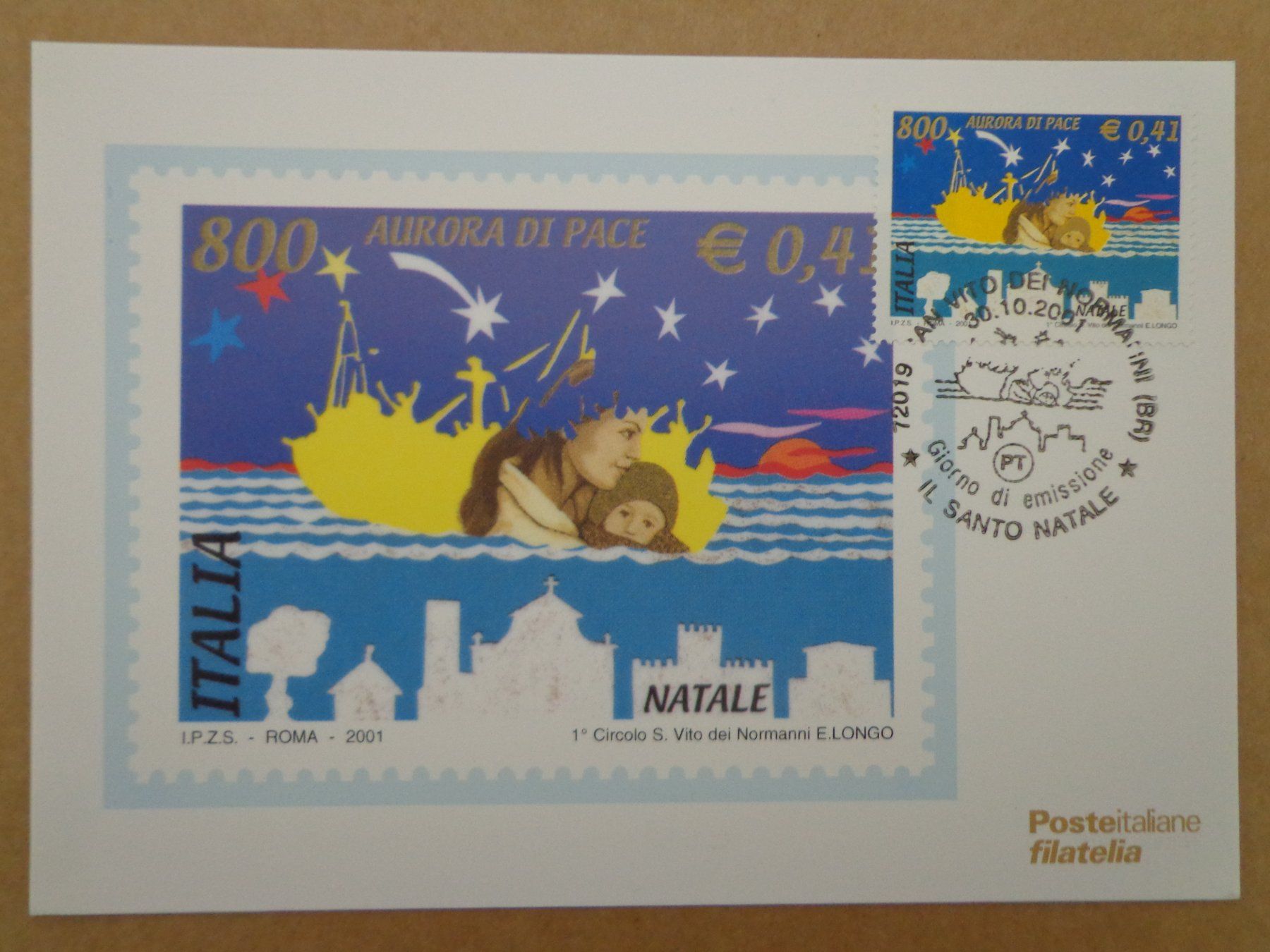 Alle Briefmarken: Maximumkarte MK 2001 ITALIEN – Neu (gemäss Beschreibung) aus Le Locle von aou_rf8w