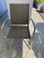 4 Gartenstühle grau, Marke Solpuri