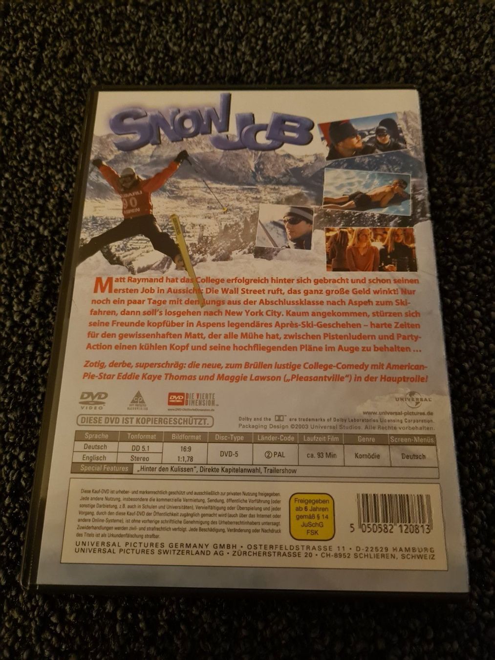 Tutti i DVDs: SNOW JOB(7295) – Usato da Ruswil venduto da Ruck.Zuck. 1