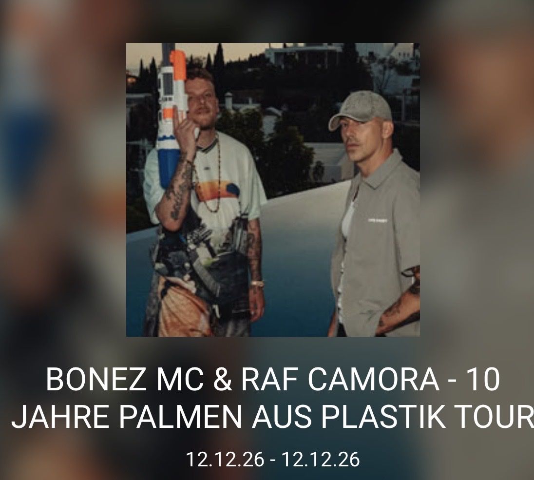 Biglietti: 2 Sitzplatz Tickets Bonez MC & Raf Camora – Nuovo e nell'imballaggio originale da Zürich venduto da Brazzo1