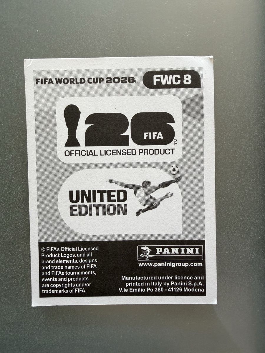 Panini Carte collezionabili: Panini FWC 8 Trophy blau WM 2026 – Nuovo (secondo la descrizione) da Wolfhausen venduto da lunaire01 1