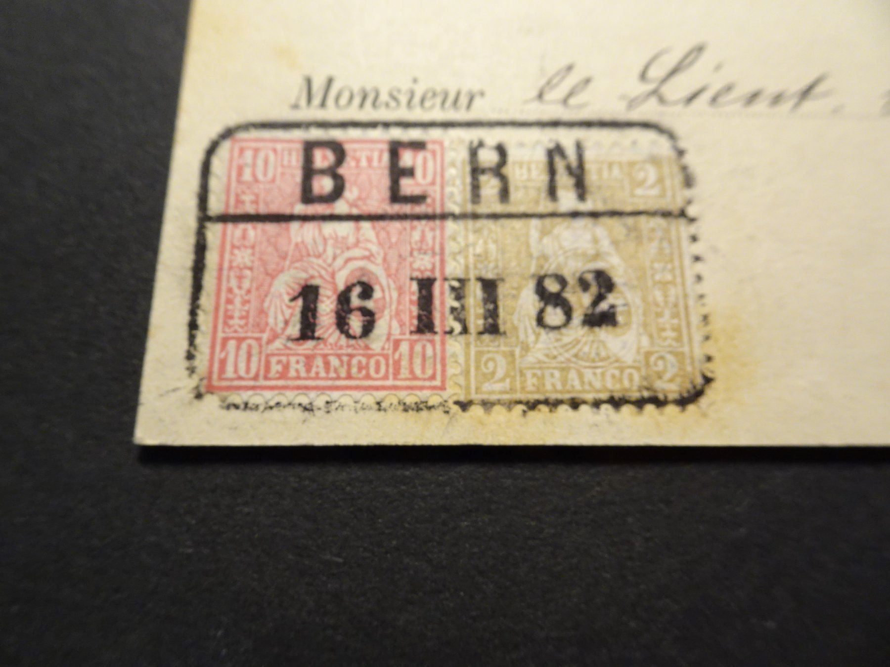 Tutti i francobolli: 16.III.82, ABONNEMENT FEUILLE MILITAIRE – Usato da Eschenbach SG venduto da eDaisy 1