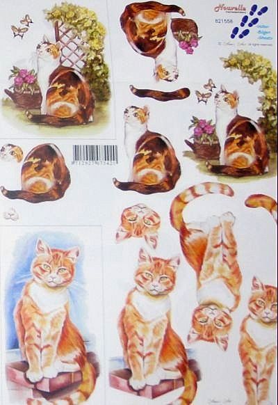 Bastelsets: 3D Schnittbogen Katze (58) – Neu (gemäss Beschreibung) aus Schlatt TG von kreativ-atelier
