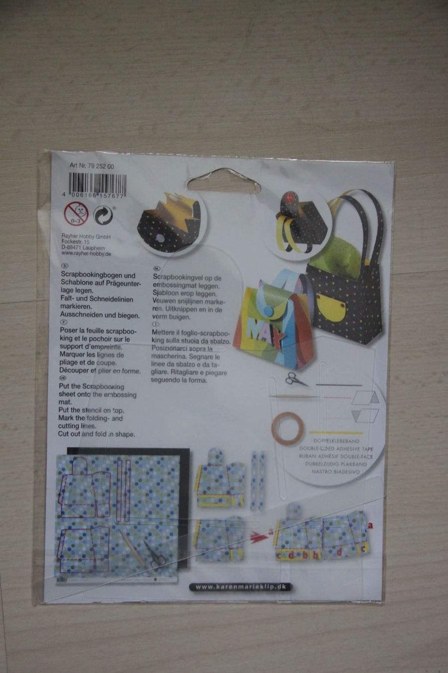 Sciablone: Schablone für Scrapbookingbogen – Nuovo e nell'imballaggio originale da Walterswil SO venduto da Jerry_maus 1