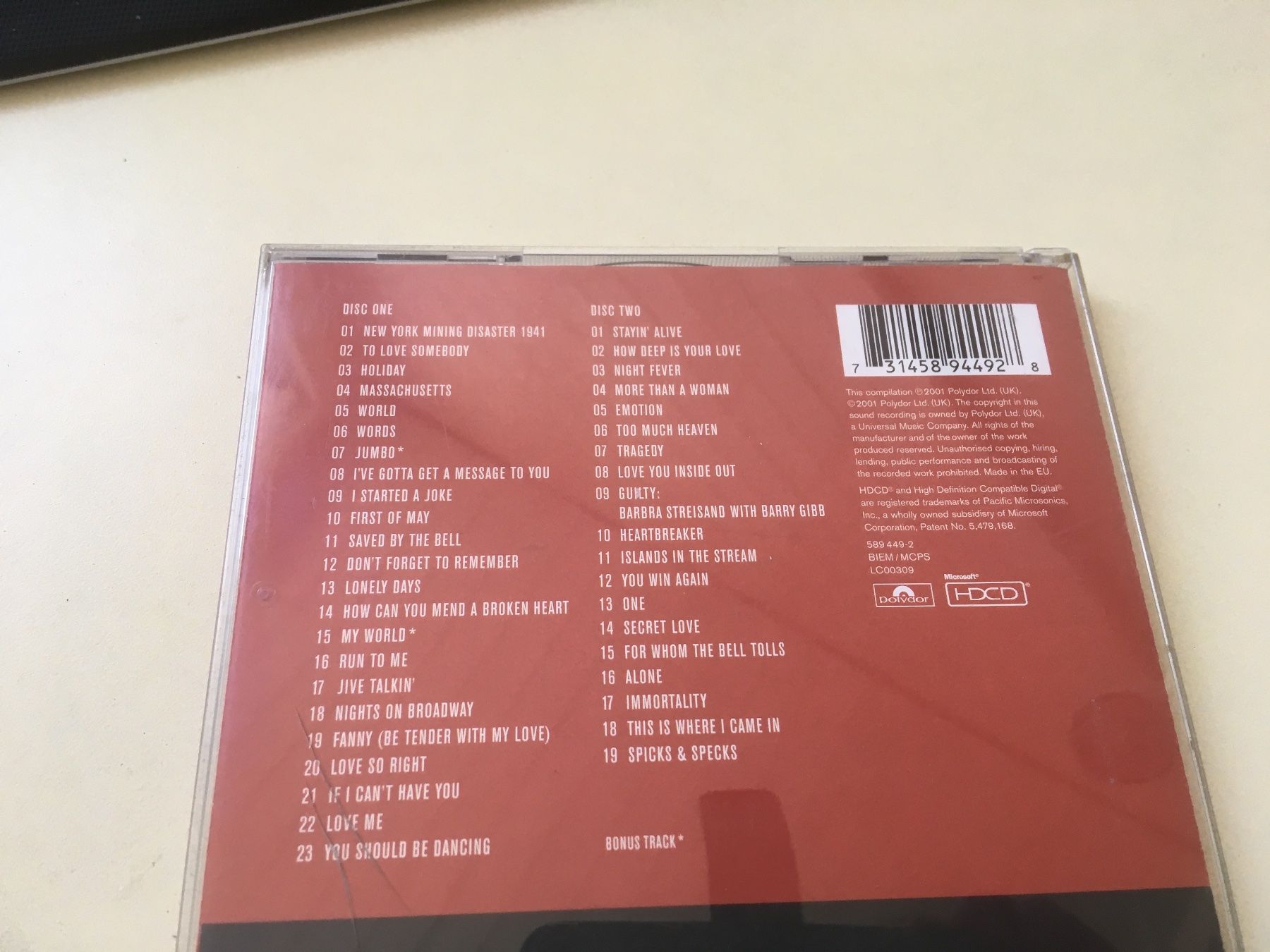 CD: Bee Gees - Their Greatest Hits 2 CD's – Usato da Rüti ZH venduto da Ochello 1