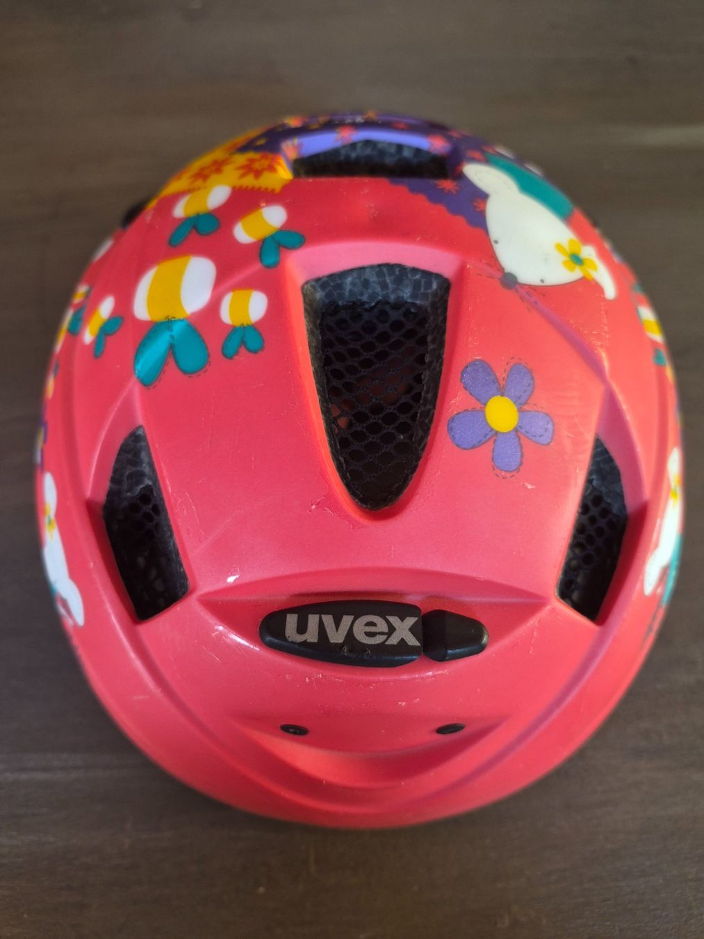 Uvex Caschi: Kinderhelm Uvex pink Blumenmotiv – Usato da Küssnacht am Rigi venduto da Hannibal06 1