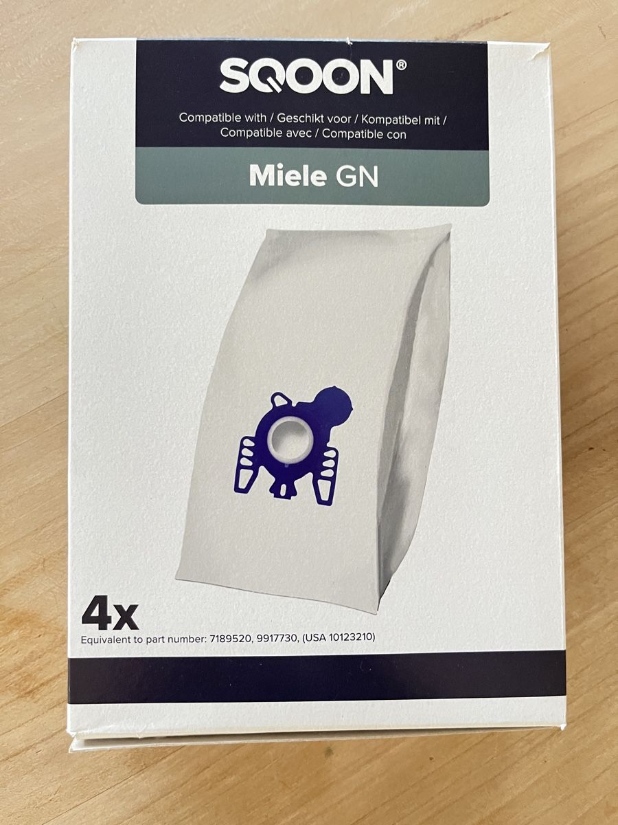 Miele Aspirapolveri & Accessori: SQOON Miele GN Staubsaugerbeutel, 6 Stück – Nuovo (secondo la descrizione) da Horw venduto da Pem1278