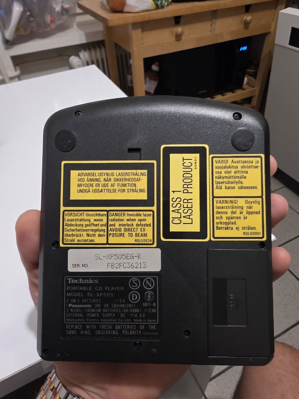 Lettore multimediale portatile: Technics SL-XP505 Portable CD Player Discman – Usato da Root venduto da dam_k55b 1