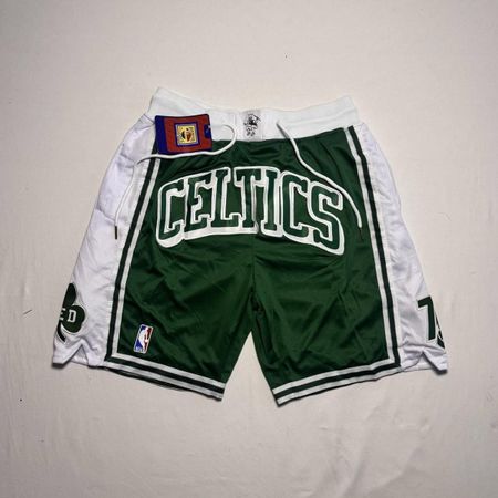 Vintage Boston Celtics Basketball Shorts - NBA Streetwear 