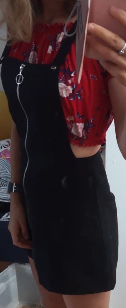 H&M Vestiti: Kleid / XS / 34 / samt / schwarz – Usato da Hergiswil NW venduto da Pexiilexii 2