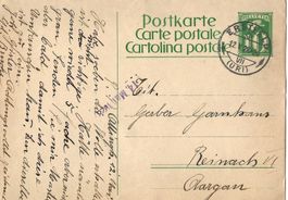 Vollstempel Erstfeld UR, 1928