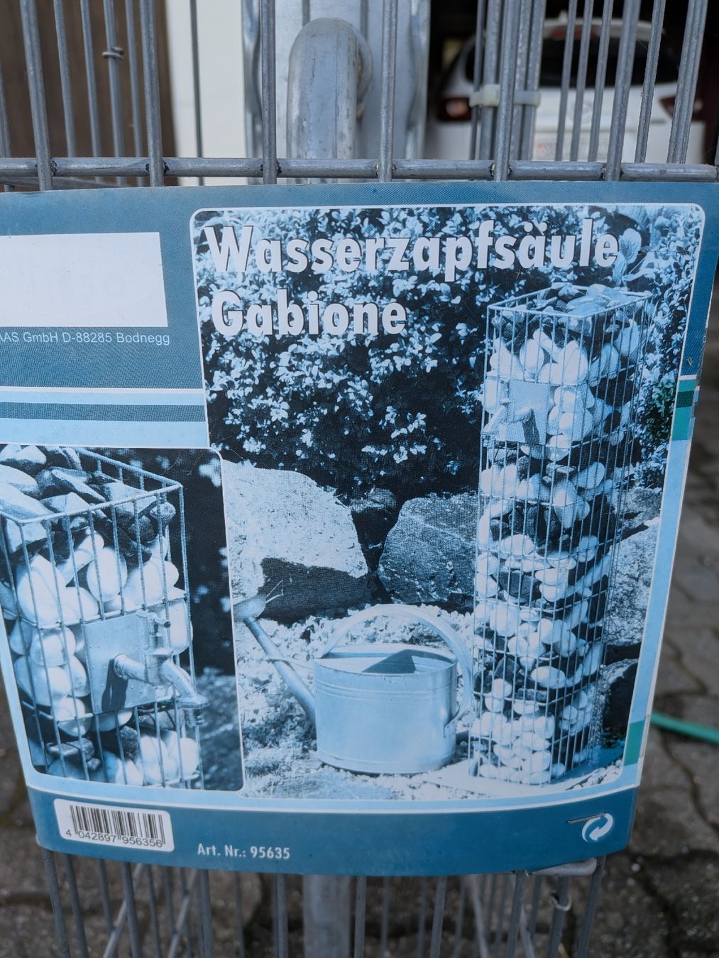 Armaturen: Wasserzapfsäule Gabione für den Garten – Neu (gemäss Beschreibung) aus Bernhardzell von simon_86 2