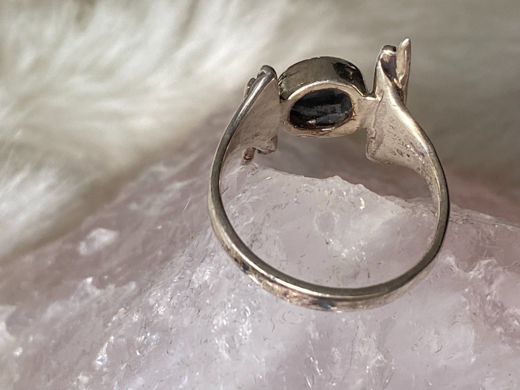 Bagues: Ring Silber 925 mit schwarzem Stein – D'occasion à Istighofen par Ringparadies 2