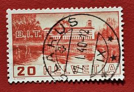 VÖLKERBUND BIT ILO GEBÄUDE 211 VOLLSTEMPEL GLARUS 1940