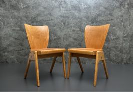 Vintage Stapelstühle aus Holz – Bauhaus Stil 60er Holzstühle