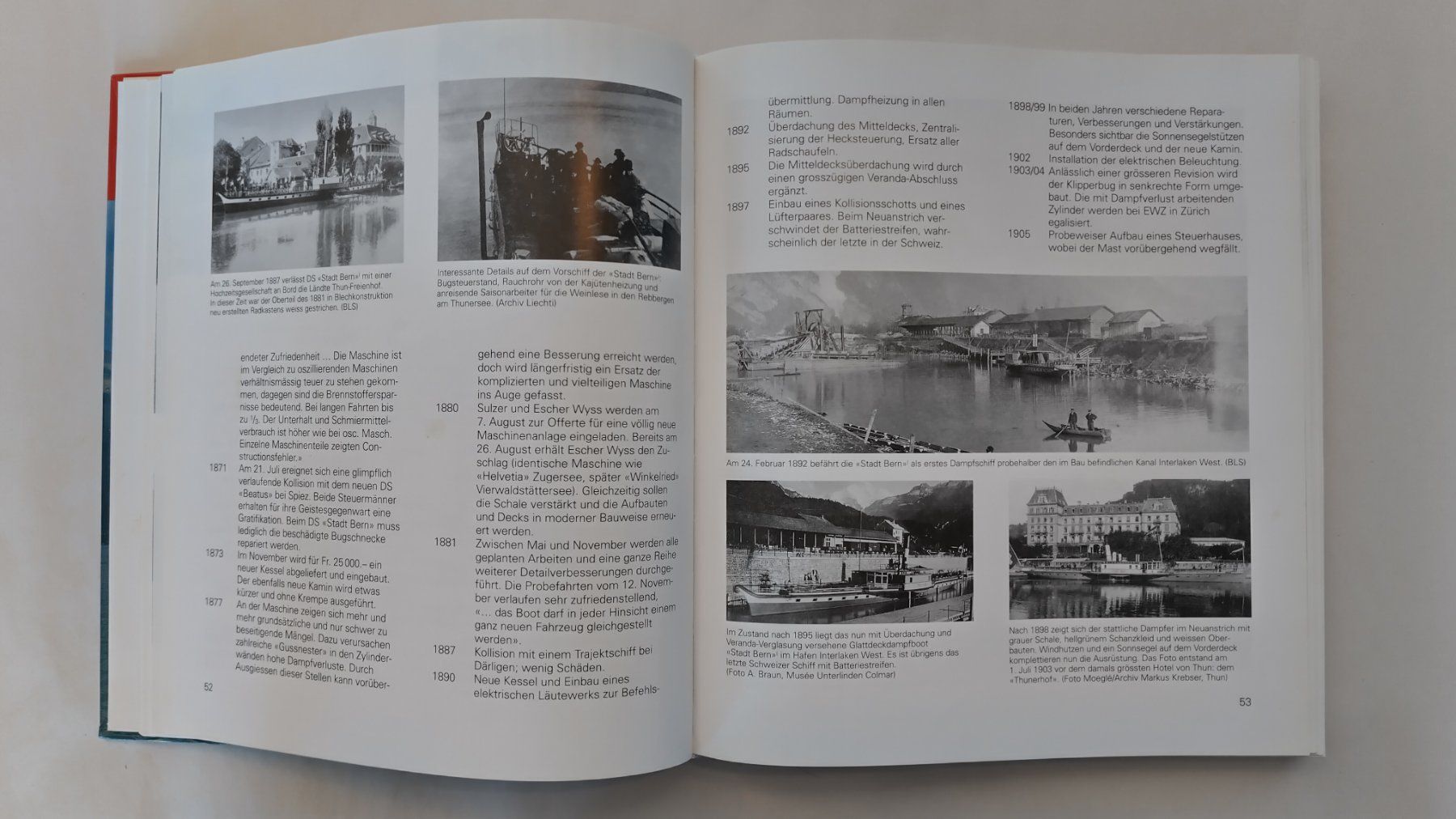 Bücher: Schiffe Buch / Geschichte der Schifffahrt - Thunersee Brienz – Gebraucht aus Bellach von JingleJerry 4