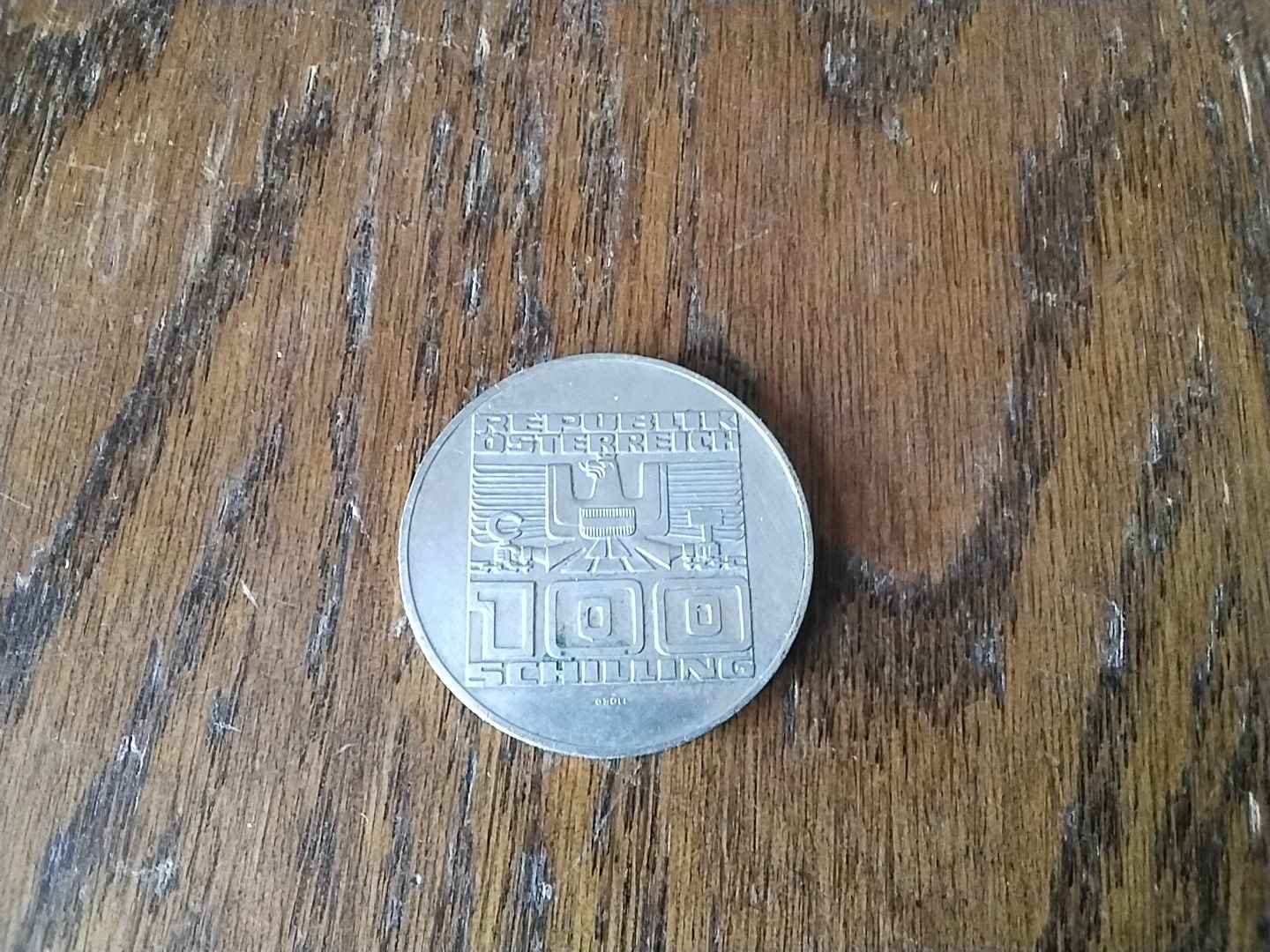 Tutti le monete: 100 Schilling 1975 Silbermünz 50j. Schilling – Usato da Biel/Bienne venduto da taki25 1