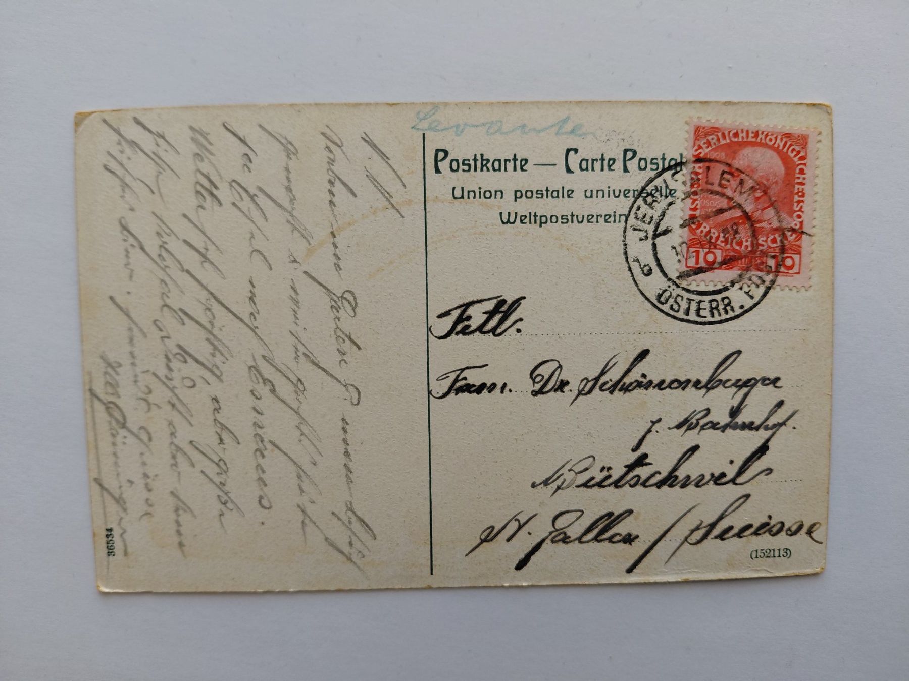 Cartoline postali: Ansichtskarte Gethsemane Jerusalem gelaufen 1908 – Usato da Wattwil venduto da yburgler 1