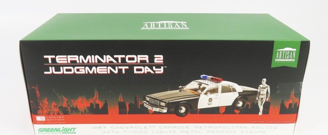 Modellini d'auto: Chevrolet Caprice 1987, Terminator 2, – Nuovo e nell'imballaggio originale da Basel venduto da Zomeg 1