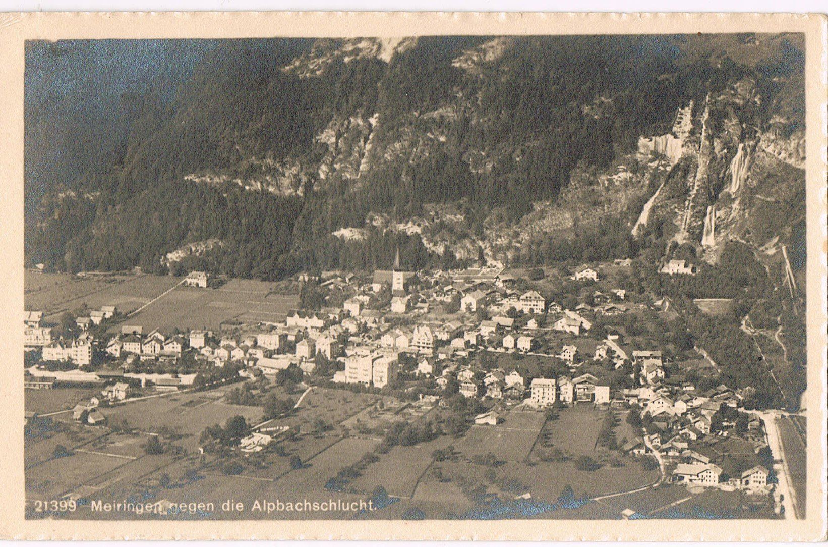 Cartoline postali: MEIRINGEN – Usato da Buchs AG venduto da Baerfisch