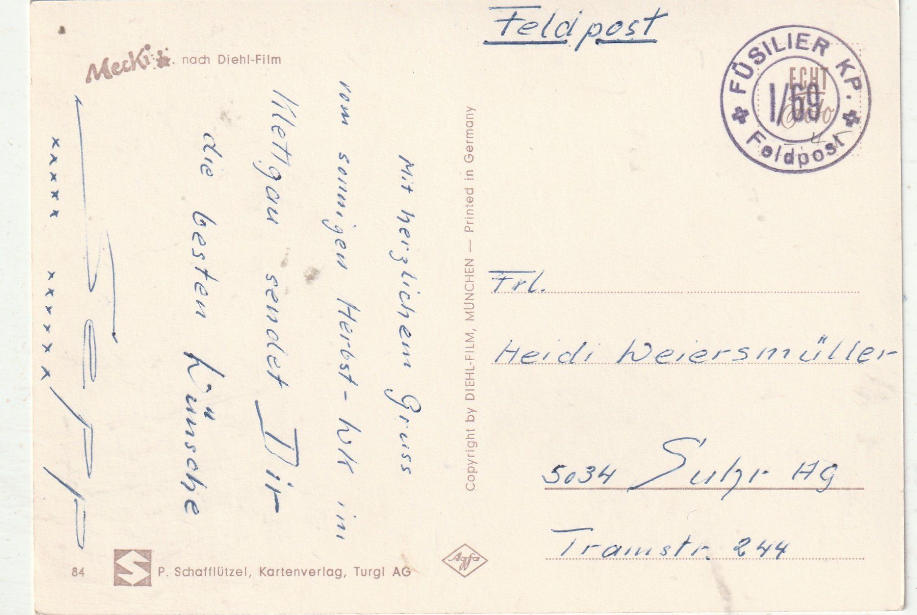 Cartes postales: Mecki Karte – D'occasion à Lumbrein par made02 1