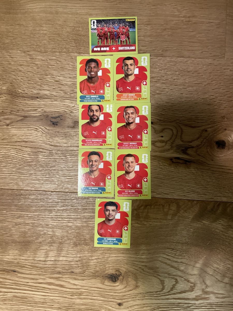 Panini Carte collezionabili: 8 schweizer Panini Sticker – Nuovo (secondo la descrizione) da Baar venduto da Mdor