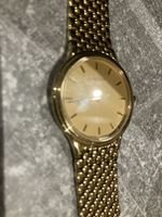 Certina Q vergoldete Uhr Saphierglas