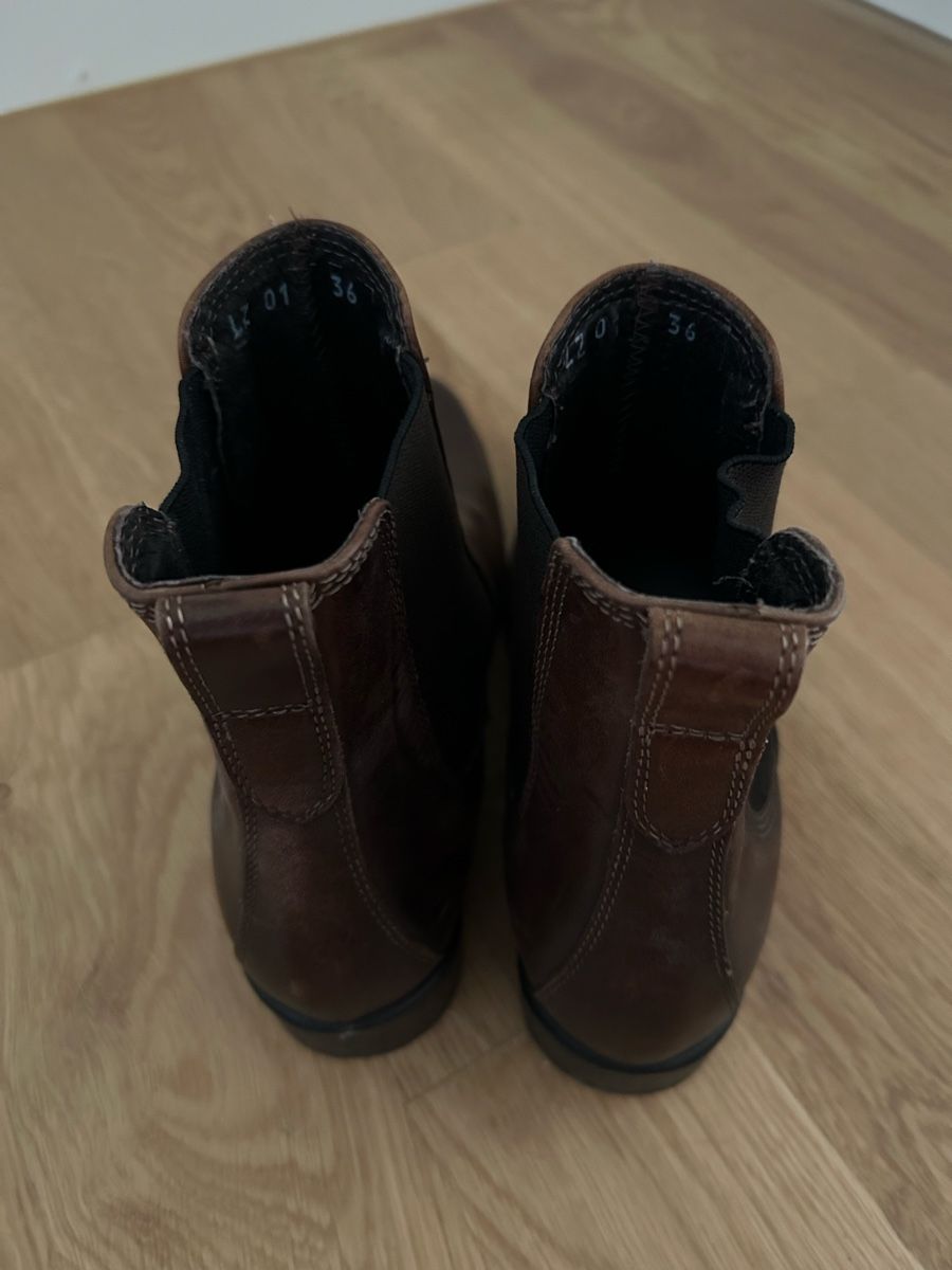 Scarpe da donna: Braune Leder Stiefeletten Gr. 36 – Usato da Luzern venduto da iri_5pg9 1