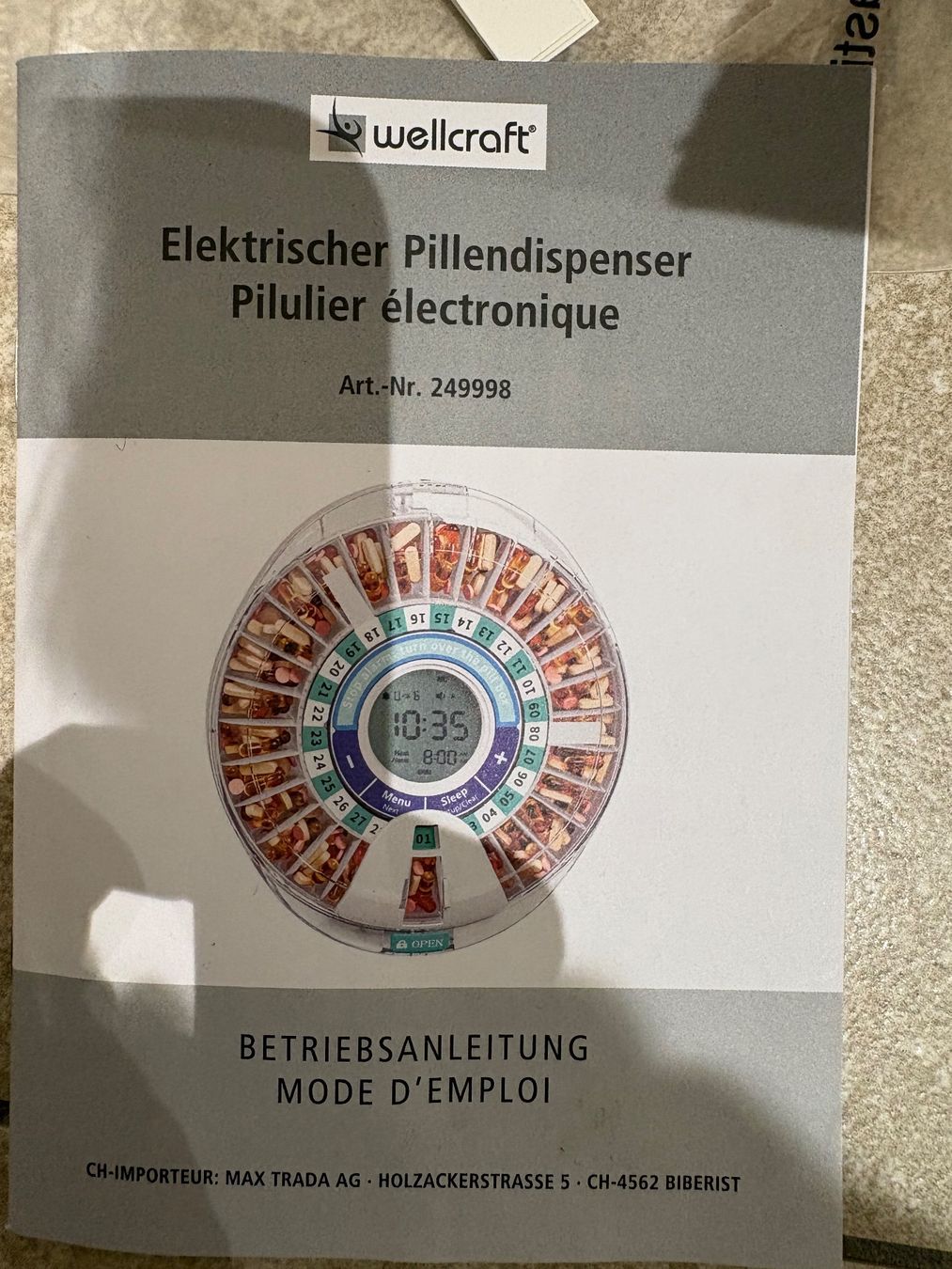 Attrezzature mediche: Wellcraft elektrischer Pillendispenser – Usato da Niederbuchsiten venduto da Mer75 1
