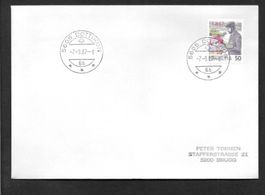 FDC W66 Unwetter in der Schweiz ET Dottikon 7.9.1987