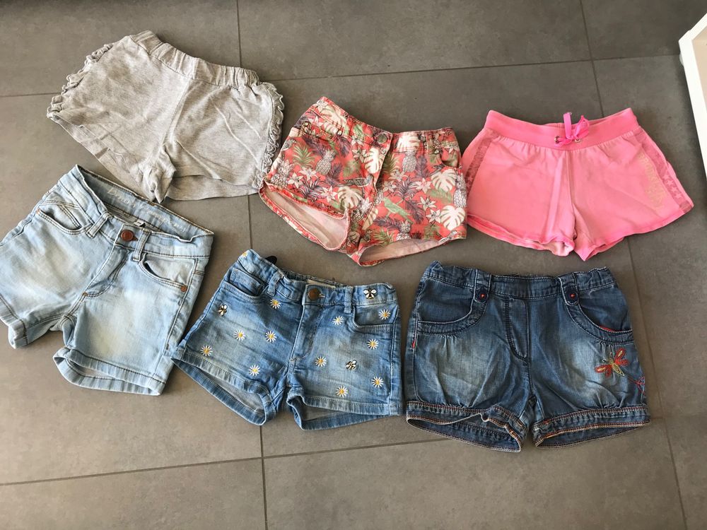 Short fille 7 ans hot sale