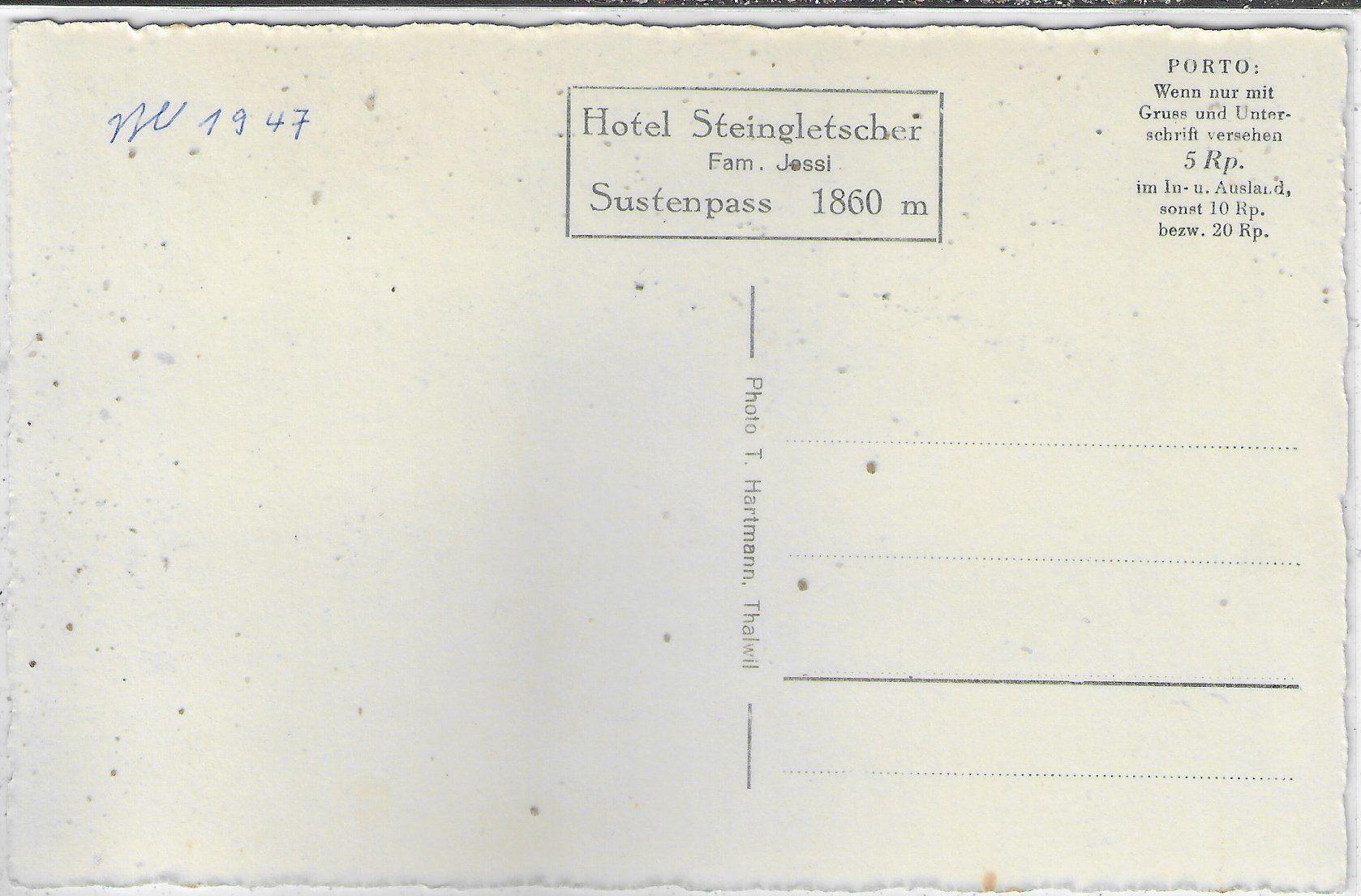 Cartoline postali: Trotzigblank - Zwei Bergsteiger – Usato da Ettingen venduto da Kartenplanet 1