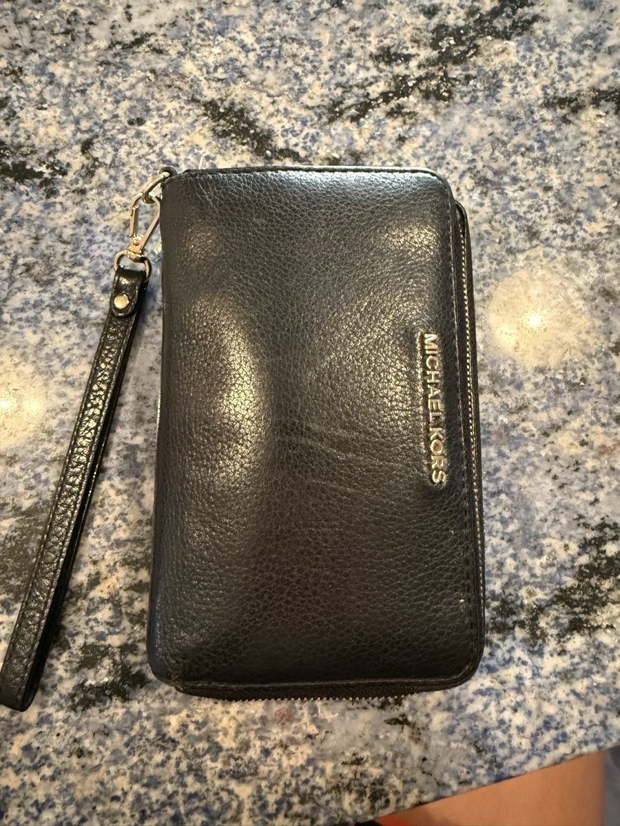 Michael Kors Portamonete: Michael Kors echt Leder Jet Set Accessoires – Usato da Steckborn venduto da Diana.84