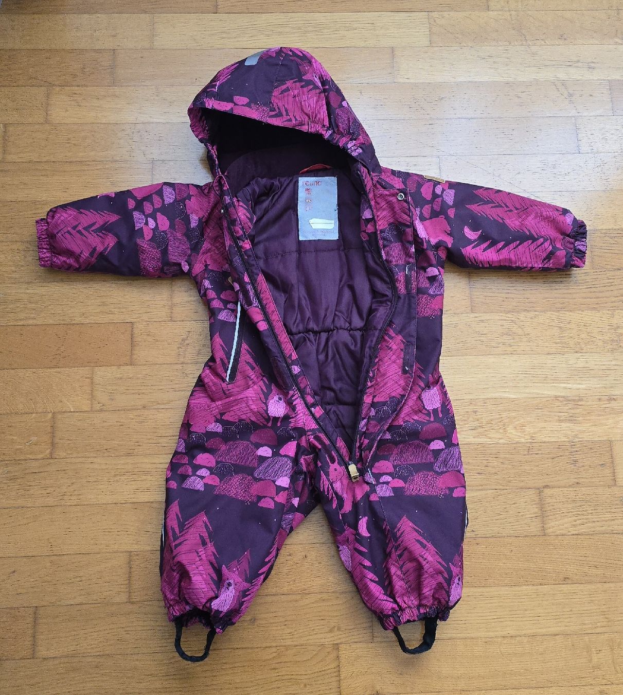 Anzüge: Reima Winter-Overall mit Wald-Muster Grösse 80 – Gebraucht aus Abtwil SG von akl45x 9