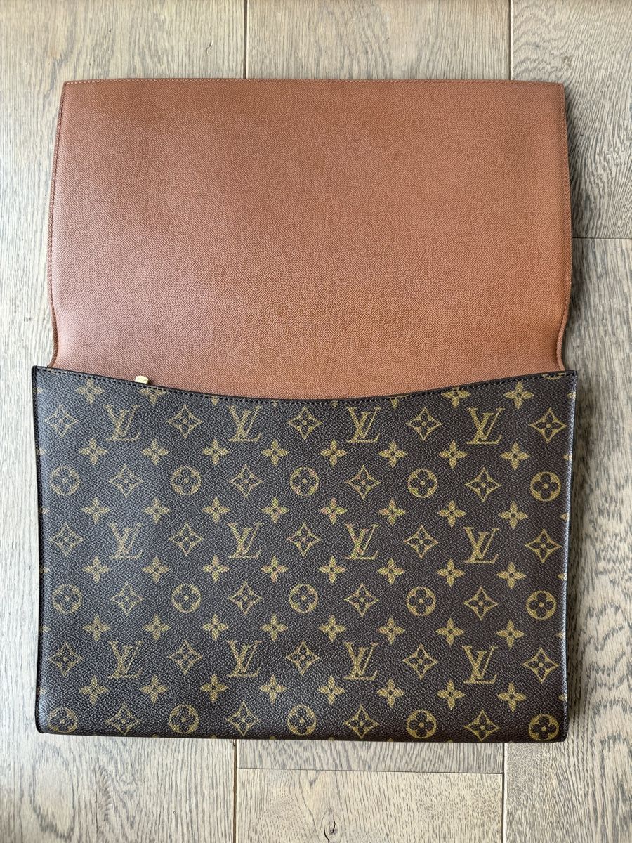 Louis Vuitton Borse: Vintage Louis Vuitton XL Monogramm Portfolio Mappe – Nuovo (secondo la descrizione) da Zürich venduto da z00mie 4