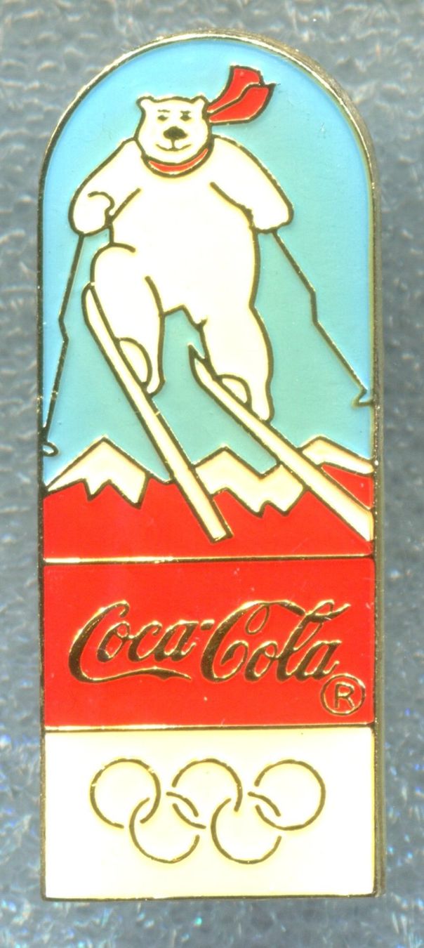 Coca-Cola Plaquettes & Badges: Coca Cola  Eisbär  Ski Alpin – D'occasion à Winterthur par Sammleroase
