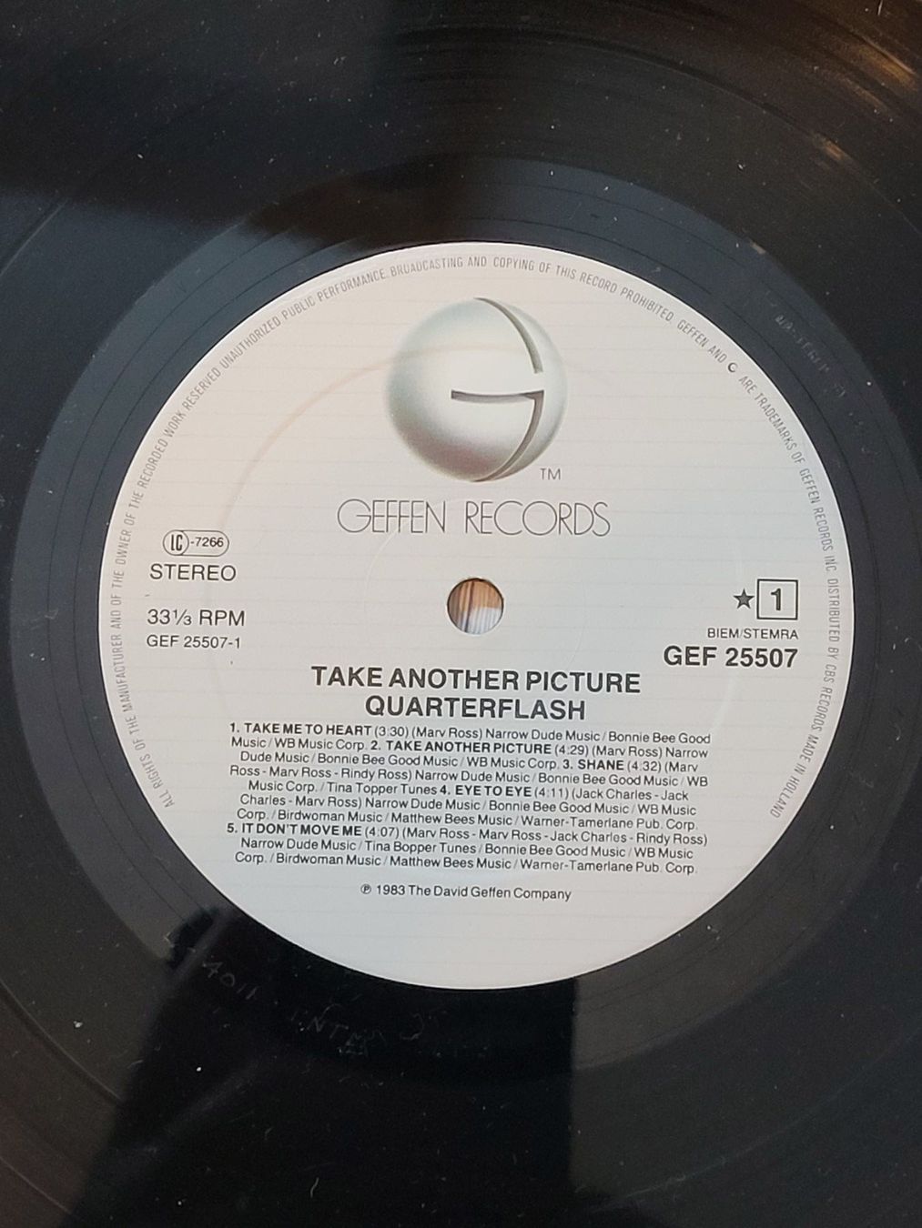 Schallplatten: Vinyle Quarterflash "Take Another Picture" 33t – Gebraucht aus La Chaux-de-Fonds von reu_kx5l 3
