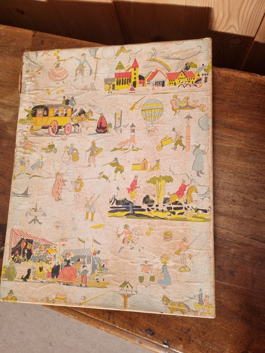 Foto & Immagini: alte bemalte Kartonschachtel/Geschenksbox – Usato da Fürstenaubruck venduto da PizBeverin2018