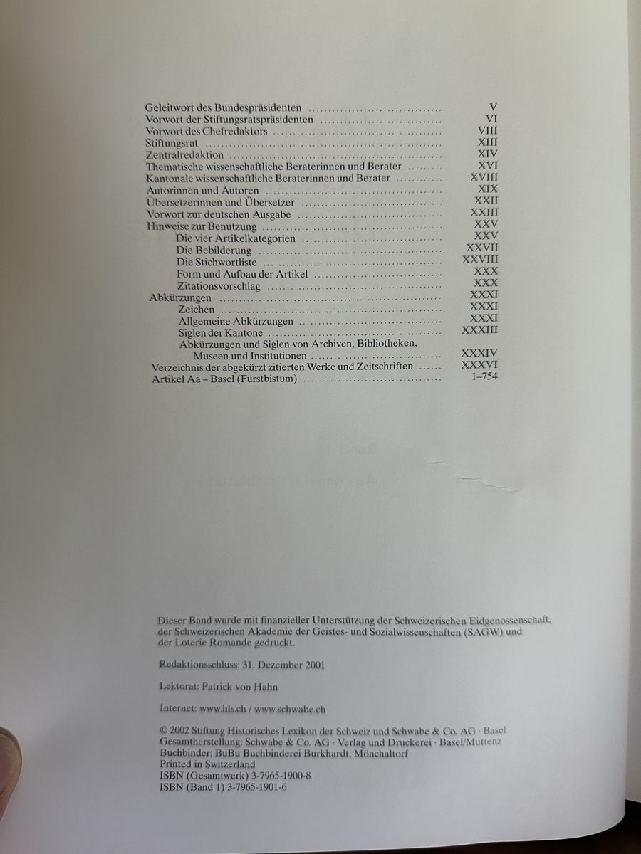 Libri: Historisches Lexikon der Schweiz HLS  – Usato da Basel venduto da eucalyptica 4