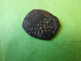 uralte orientalische Bronzemünze      3.26 g