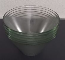 *GLAS - SCHÜSSEL FÜR ALLERLEI* SCHWER/DM 27/H 14.5CM/INTAKT